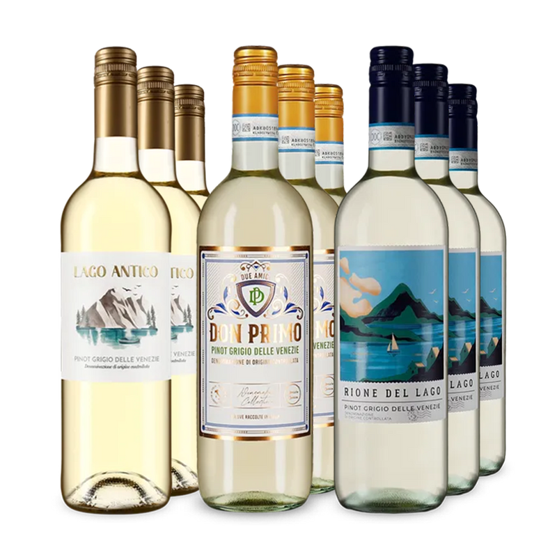 Pinot-Grigio-Stars im 3x3-Paket – Gold