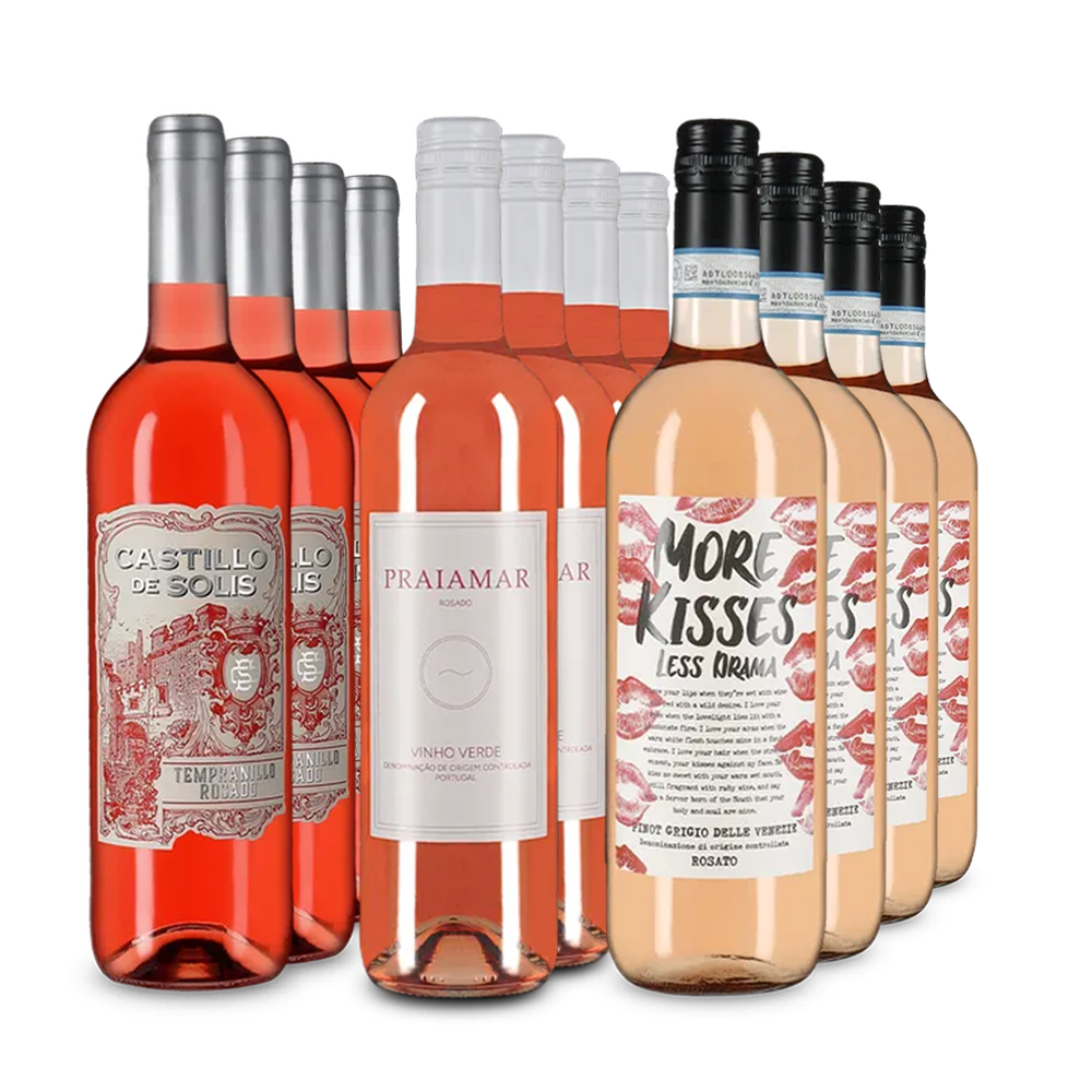 Südeuropäische Rosé-Stars im 3x4-Paket – Gold