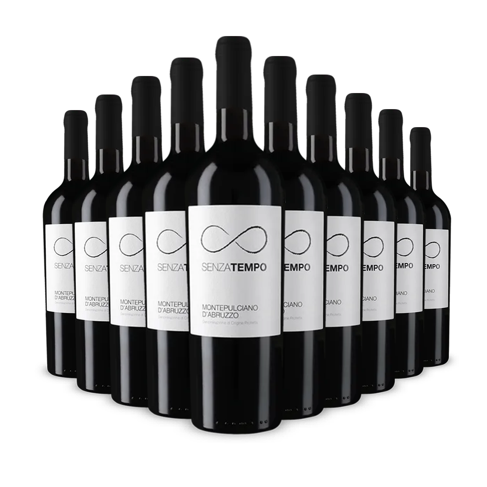 10 Flaschen Senza Tempo Montepulciano d'Abruzzo 2023 – Gold