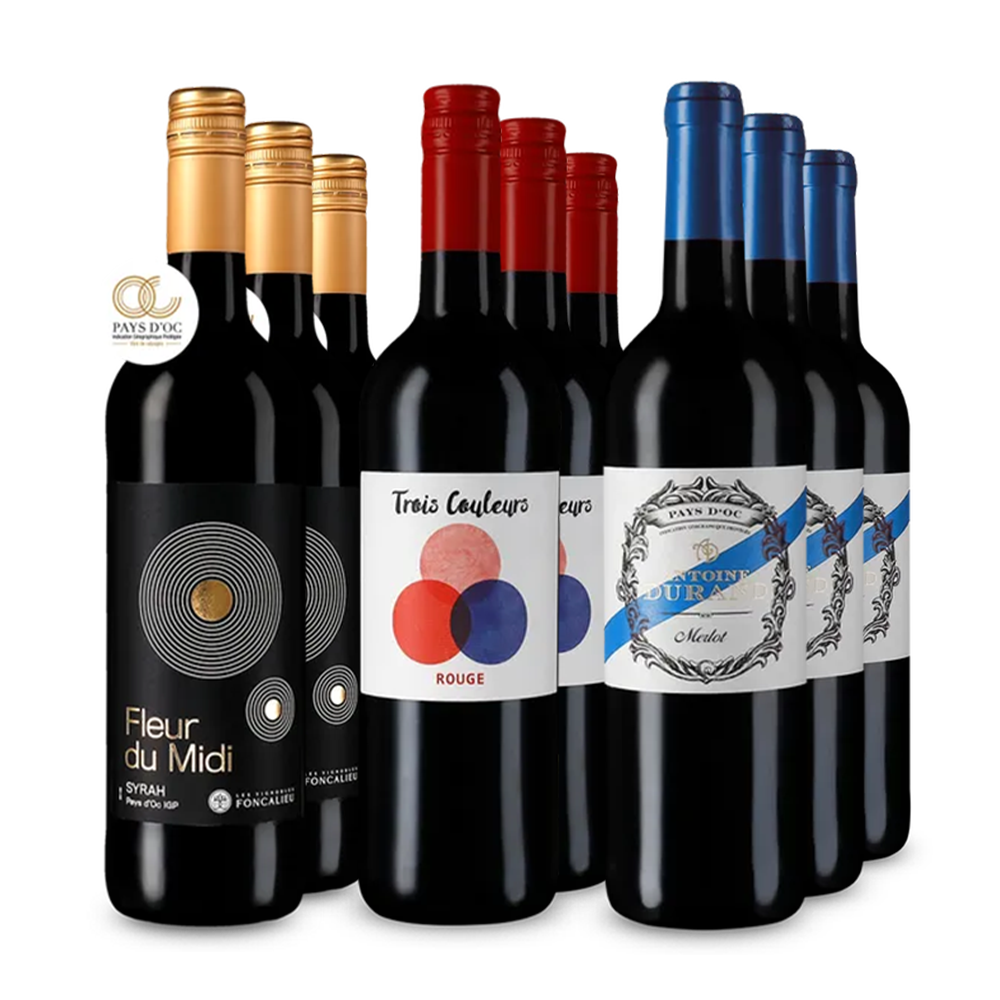 Französische Rotwein-Stars im 3x3-Paket – Gold