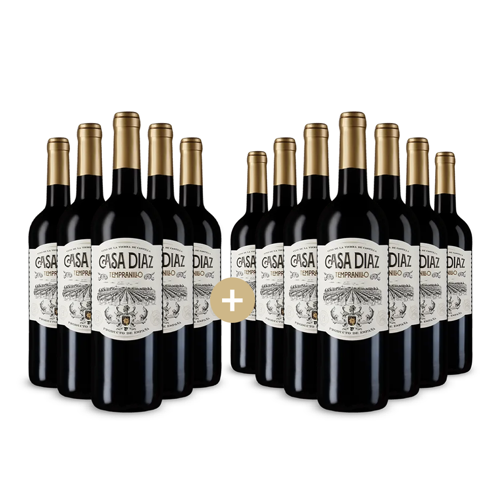 5+7 Flaschen Tempranillo 2024 – Gold