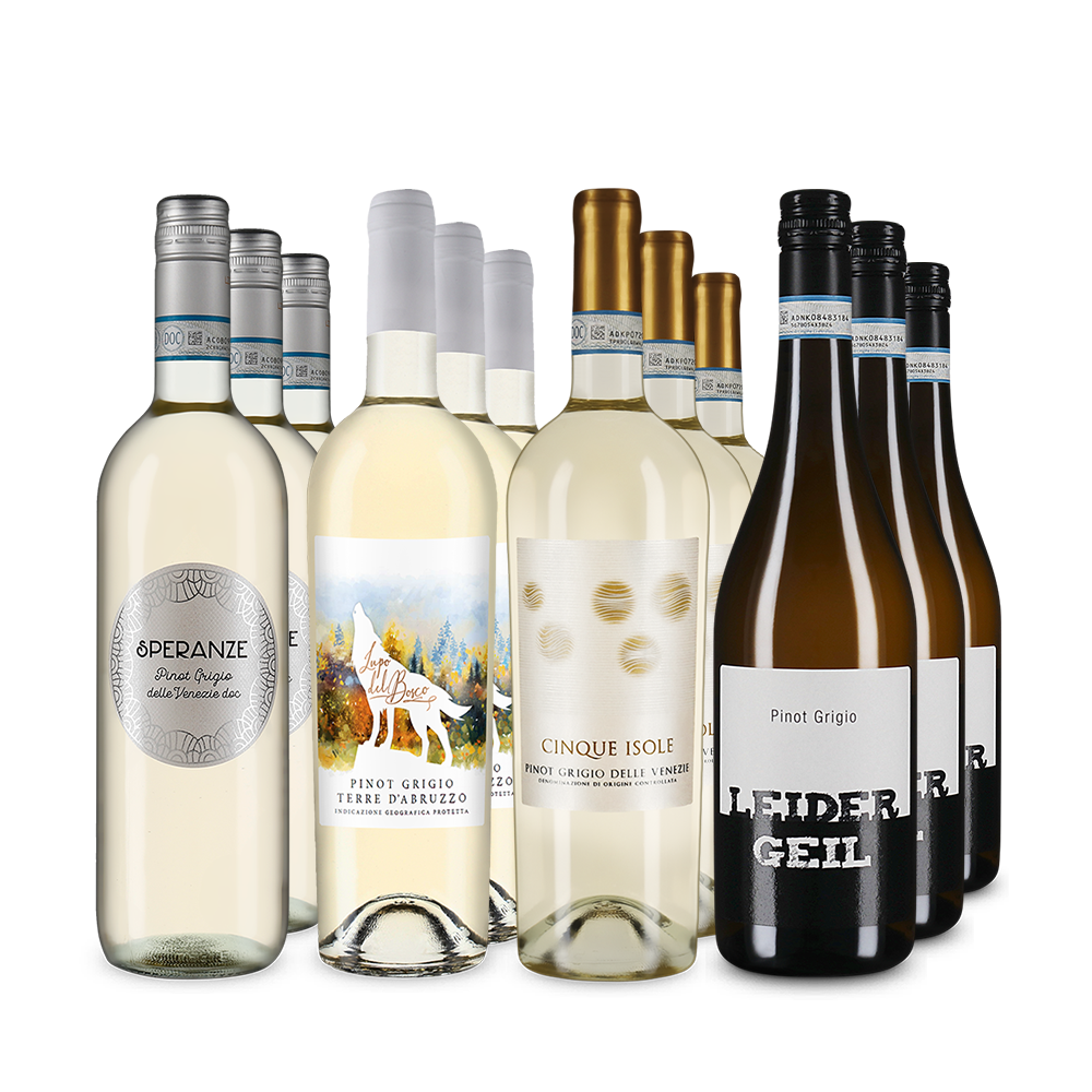 Pinot-Grigio-Stars im 4x3-Paket – Gold