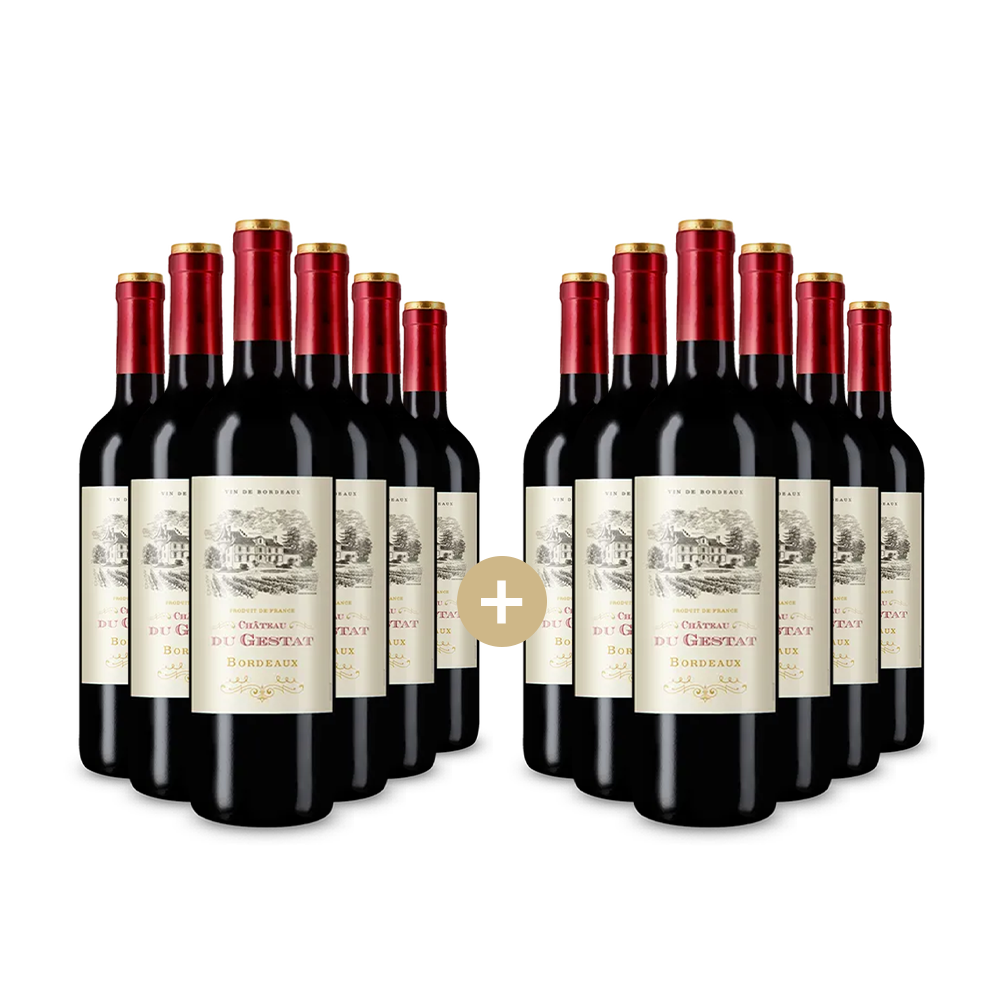 6+6 Flaschen Bordeaux 2023 – Gold