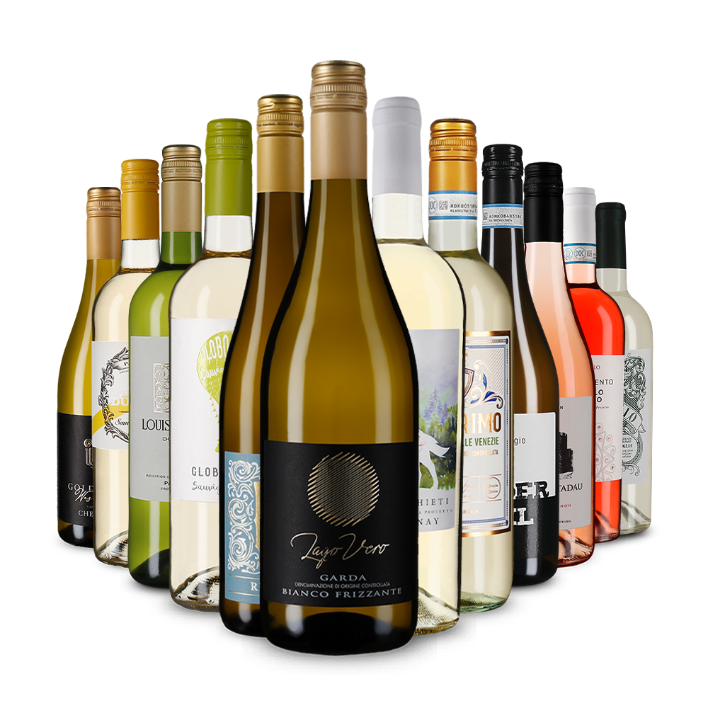Frische für den Januar: Weiß- & Roséweine im 12er-Vorteilspaket