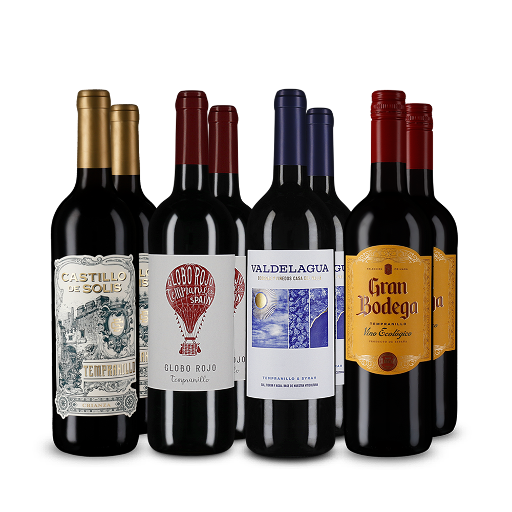 Tempranillo-Stars im 4x2-Paket – Gold