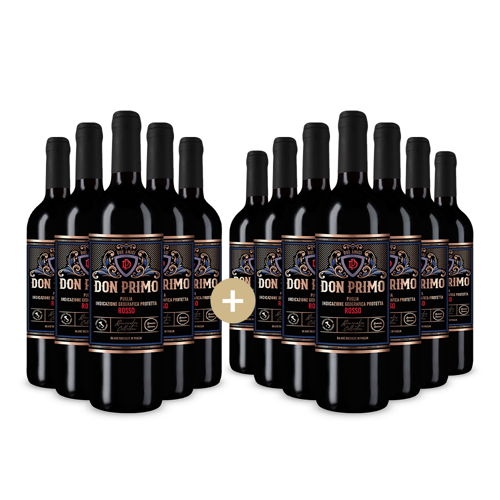 5+7 Flaschen Rosso Puglia 2024 – Gold