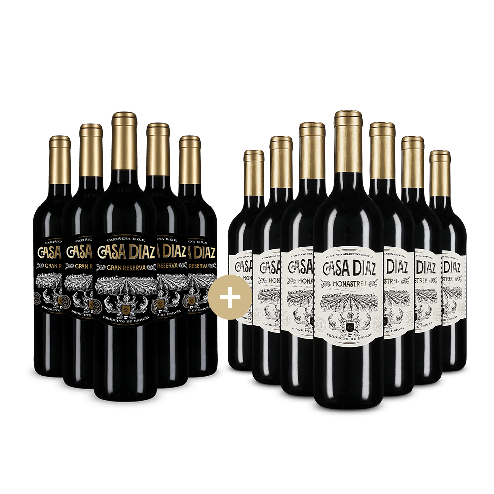 5+7 Flaschen: Das Star-Duo von Casa Diaz – Gold