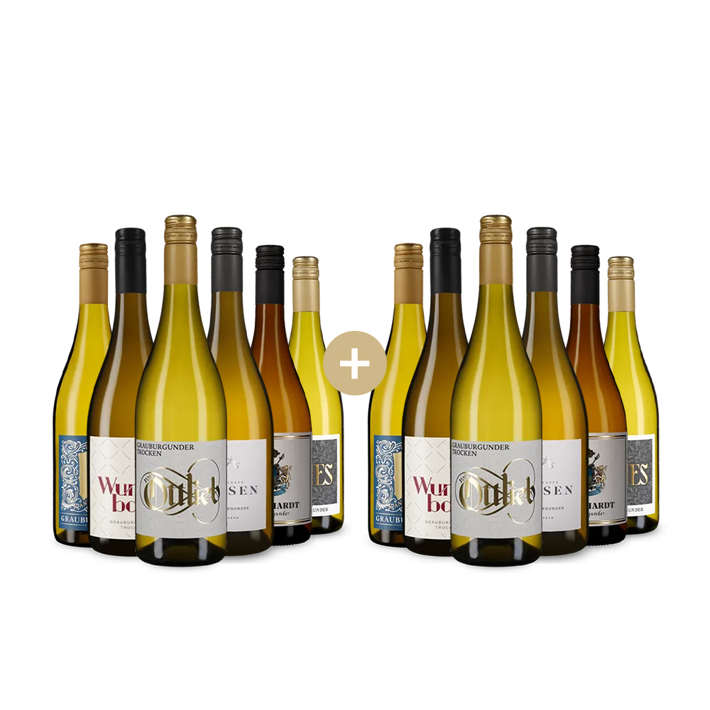 6+6 Flaschen Pfälzer Grauburgunder – Gold