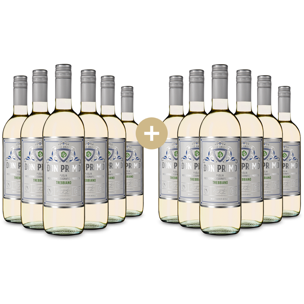 6+6 Flaschen Trebbiano 2025 – Gold