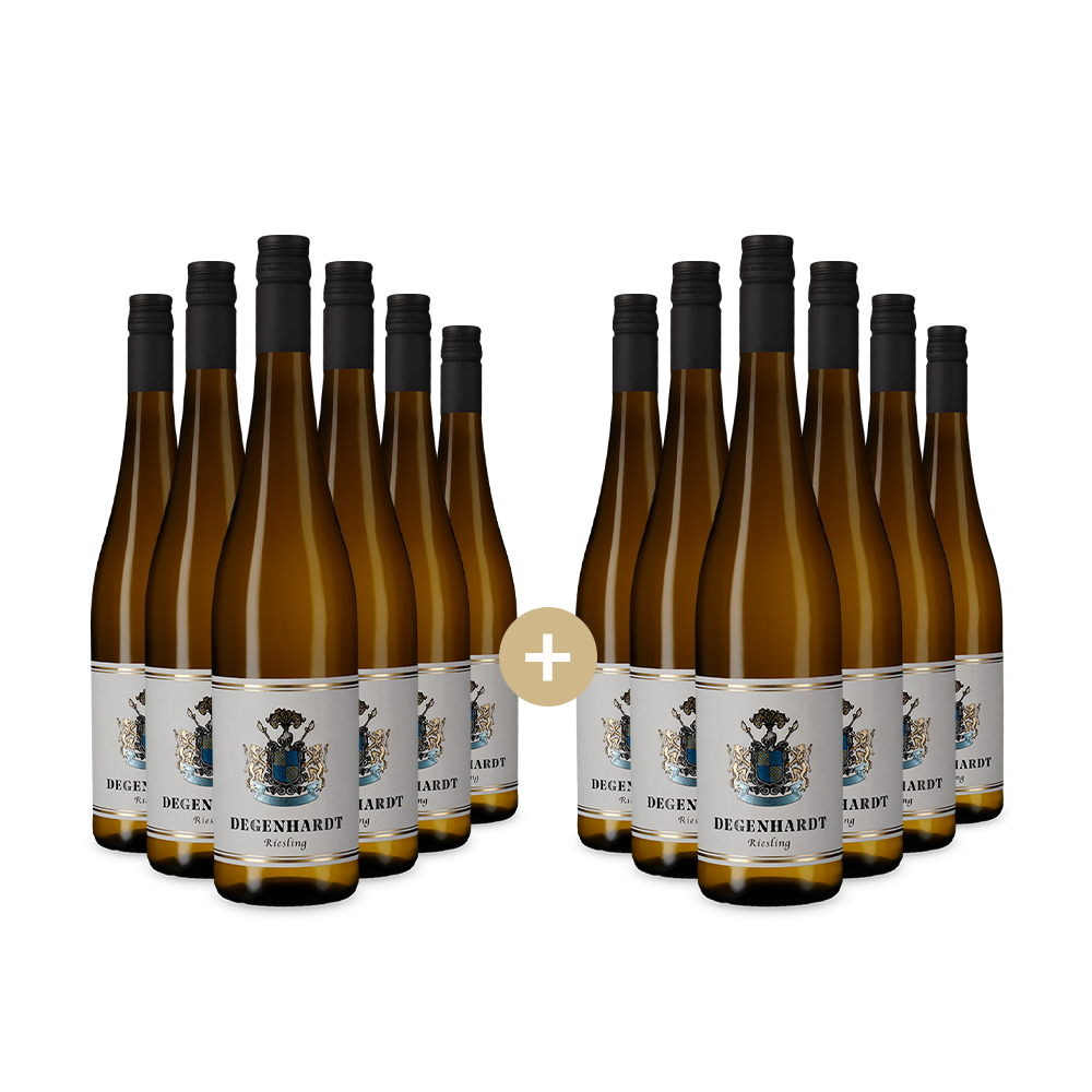 6+6 Flaschen Riesling trocken 2024 – Gold