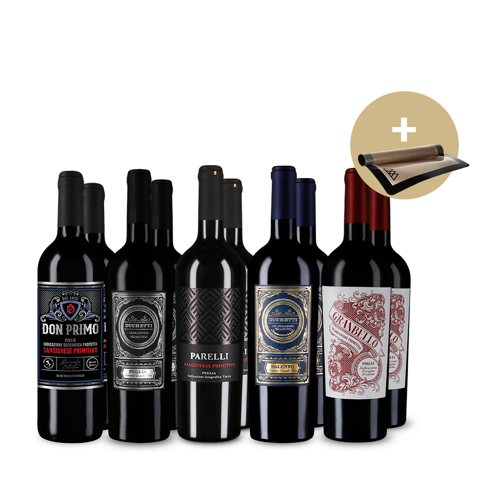 Jubel-Primitivos im 5x2-Paket + Backmatte