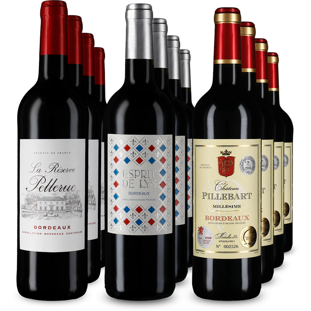 Gold-prämierte Bordeaux-Stars im 3x4-Paket