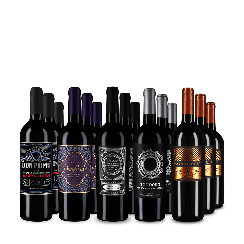 Primitivo-Stars im 5x3-Vorratspaket – Gold