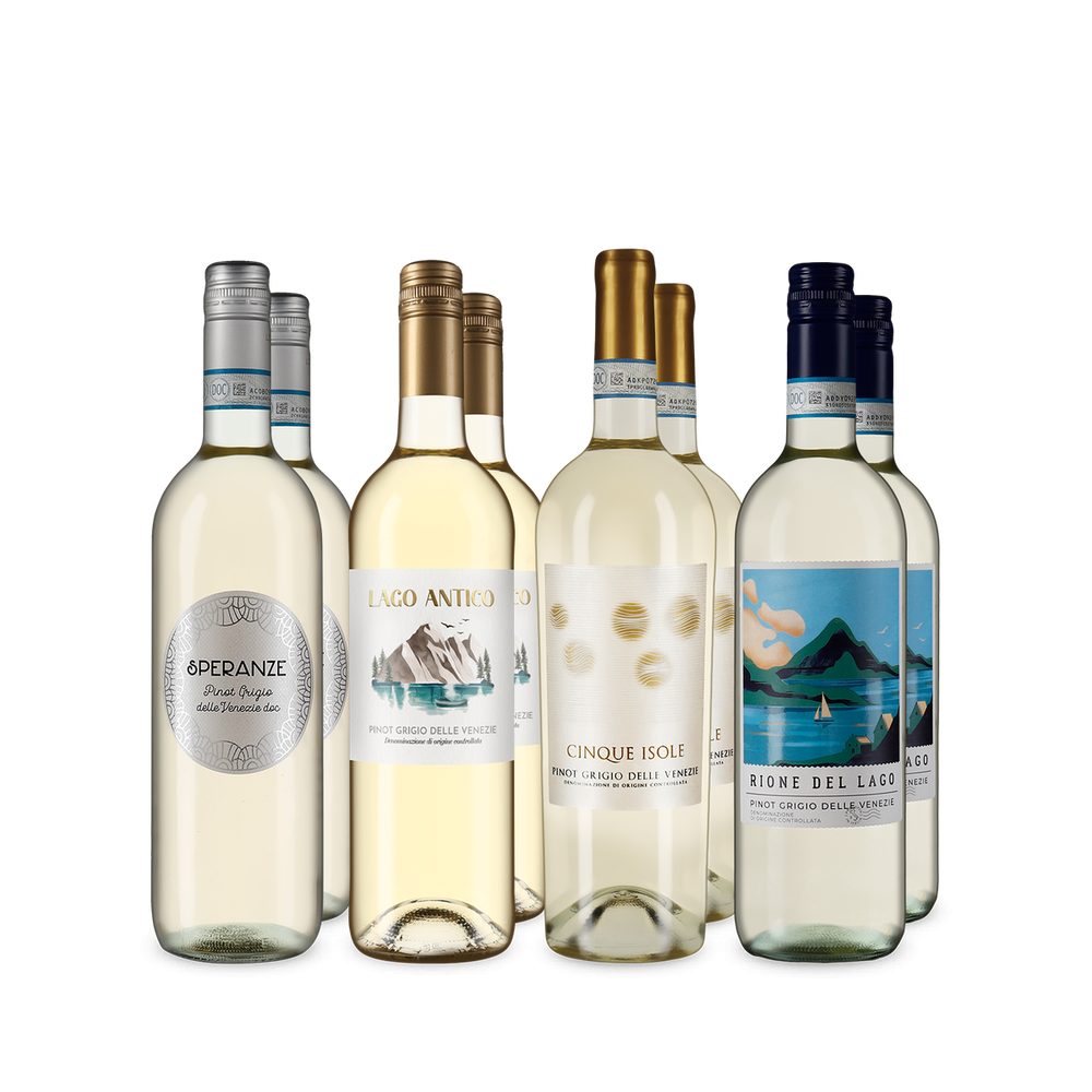 Pinot-Grigio-Stars im 4x2 Paket – Gold