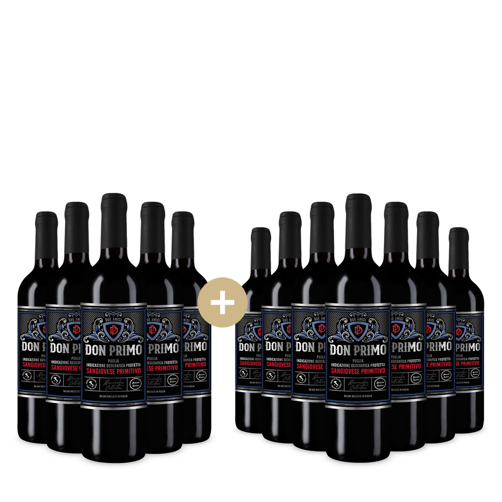 5+7 Flaschen Sangiovese Primitivo 2025 – Gold