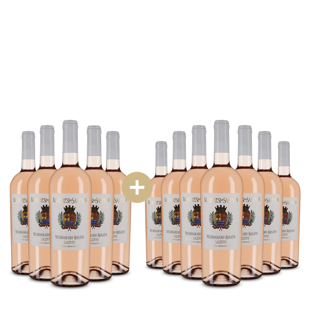 5+7 Flaschen Negroamaro Rosato 2025 – Gold