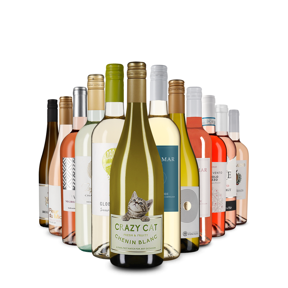 Ostervielfalt: Weißwein- und Rosé-Stars im 12er-Sparpaket