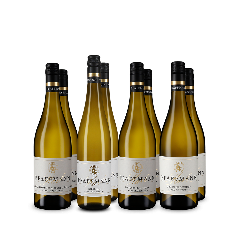 Pfaffmanns Weißwein-Hits im 4x2-Paket – Gold