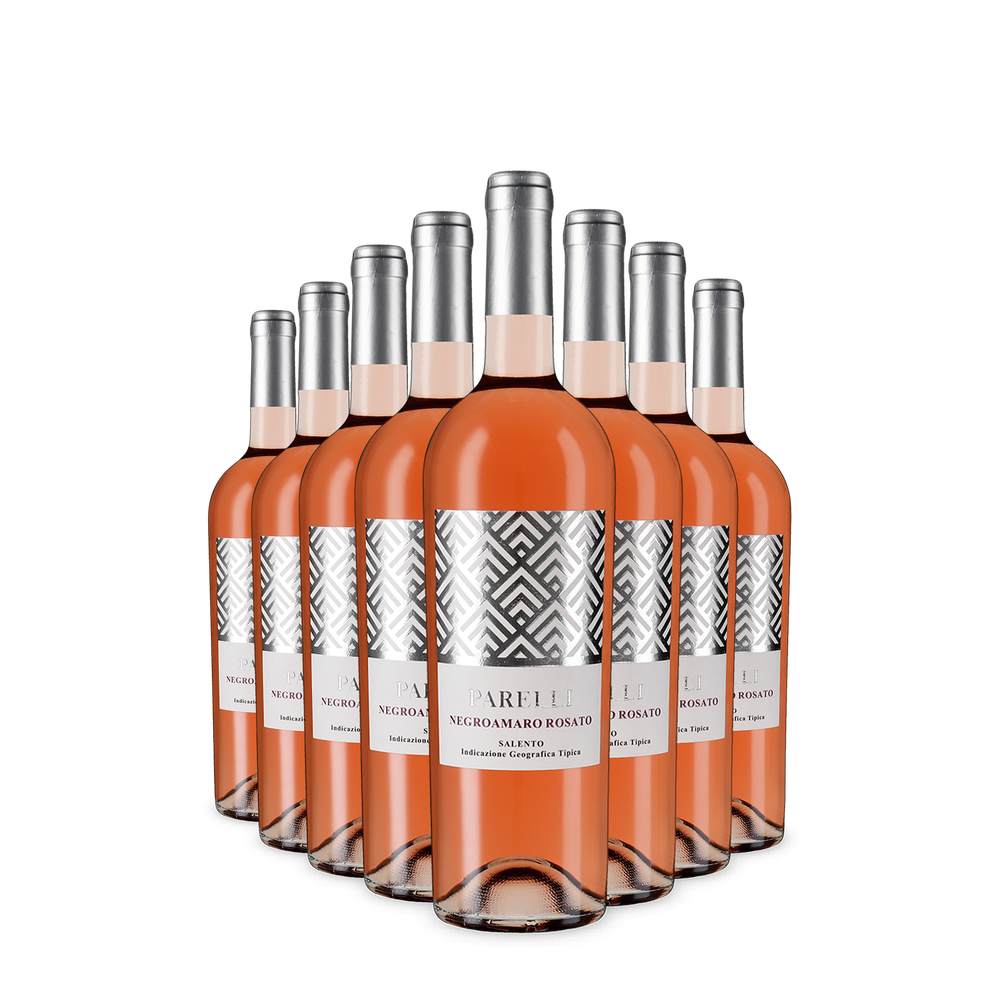 8x Parelli Negroamaro Rosato 2025
