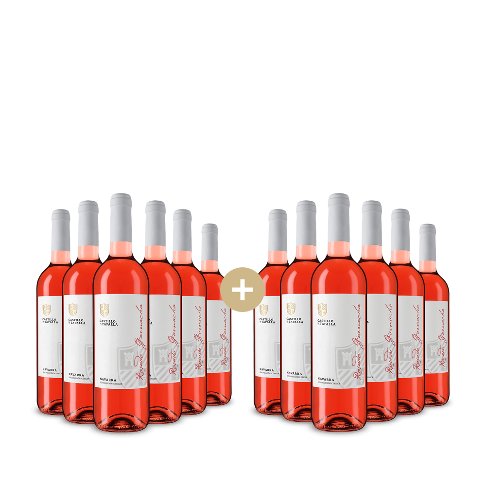 6+6 Flaschen Castillo De Tafalla Garnacha Rosado 2025