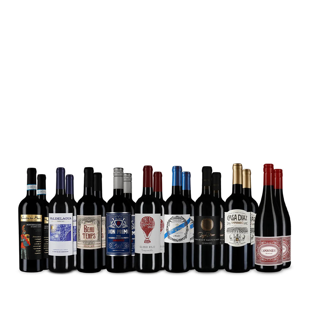 9x2 Südeuropas Rotwein-Genussfavoriten im XXL-Paket