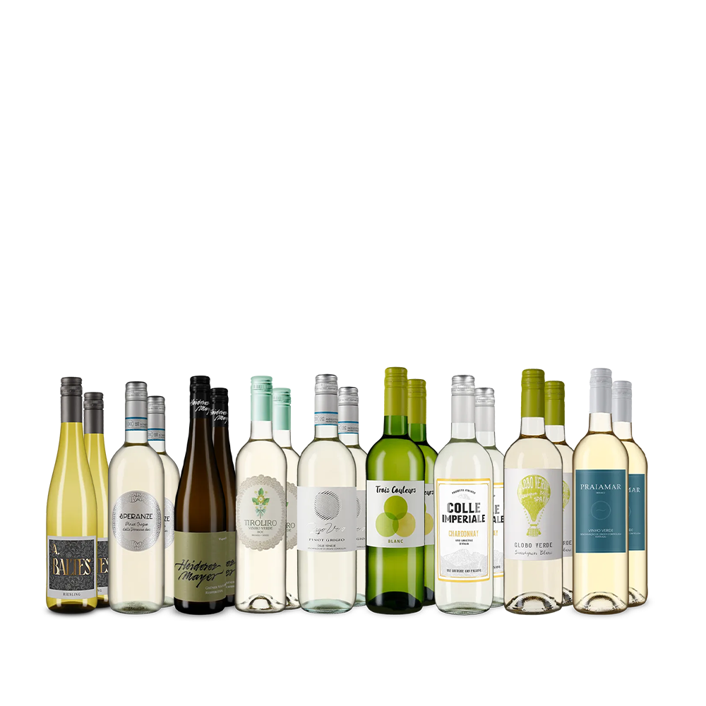 9x2 Weißwein-Genussfavoriten aus Europa im XXL-Paket