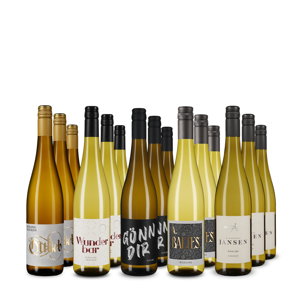 5x3 Riesling-Auswahl im XXL-Paket