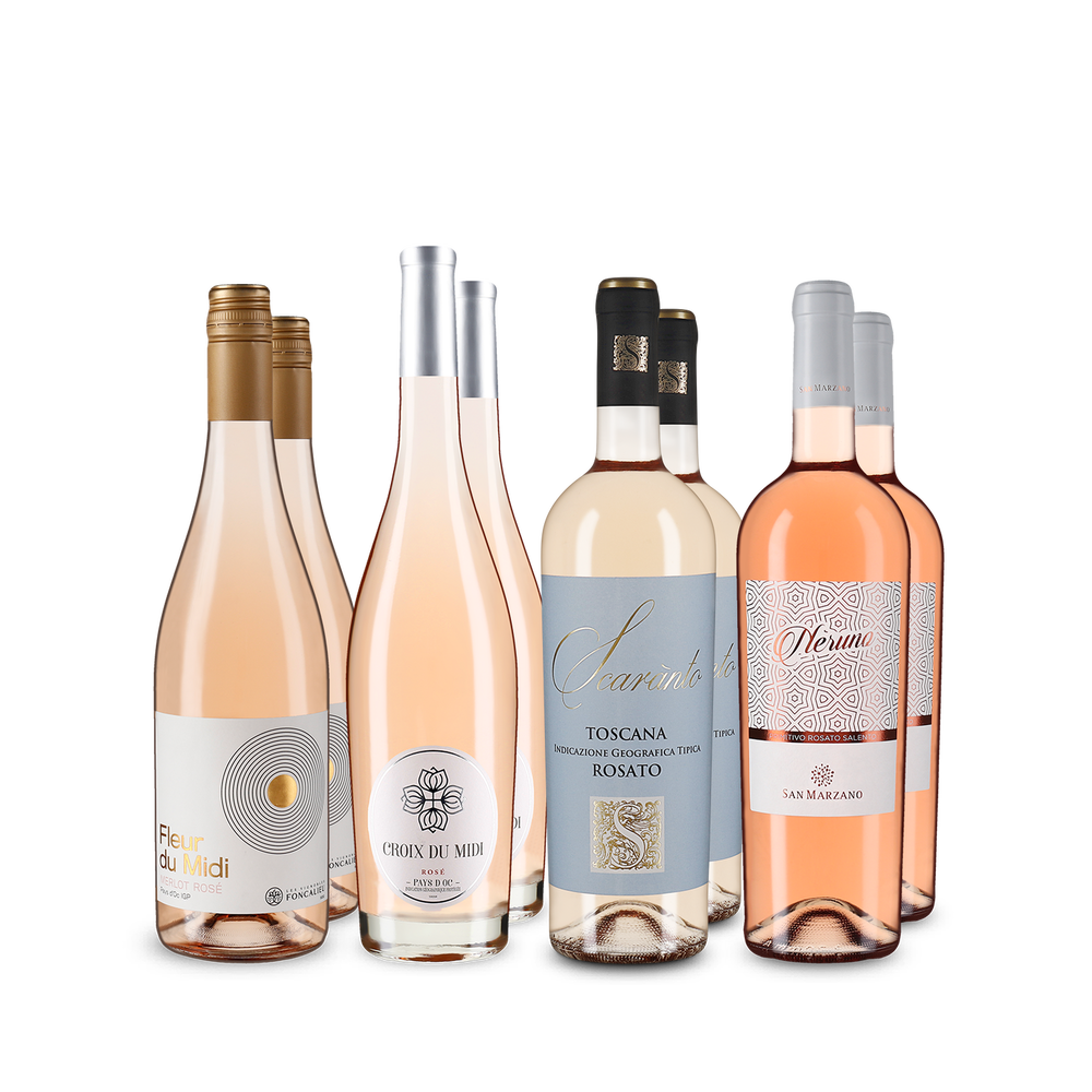 4x2 Goldprämierte Rosé-Highlights aus Frankreich & Italien