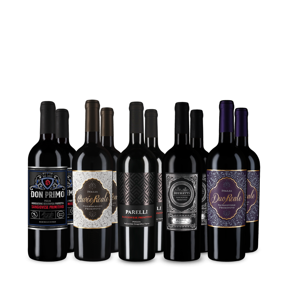 5x2 Primitivo-Favoriten zum Vorteilspreis