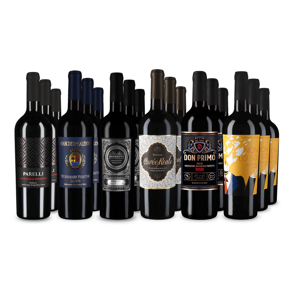 6x3 Dolce Vita aus Apulien: Primitivo & mehr