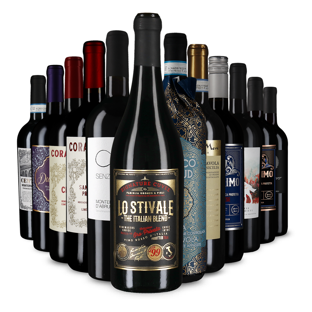 12x1 Italienische Rotweine im Entdeckerpaket