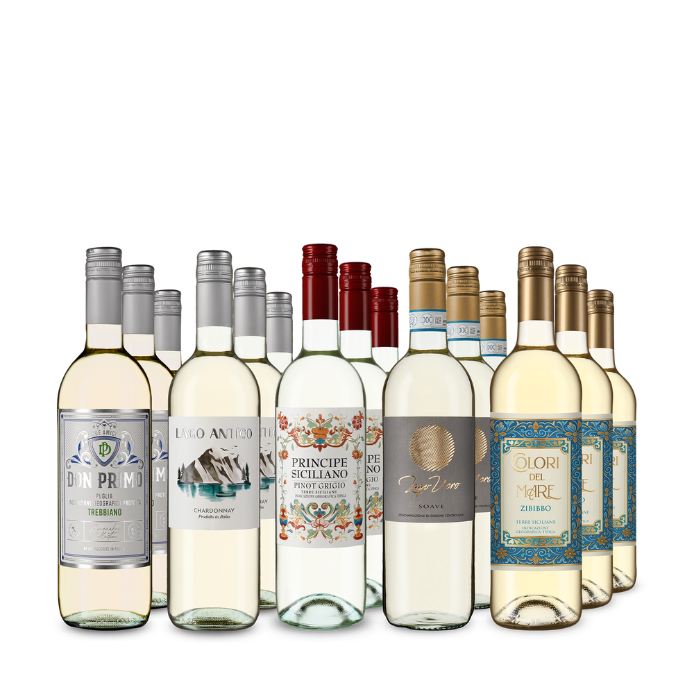 5x3 Italiens Weißwein Vielfalt im XXL Paket