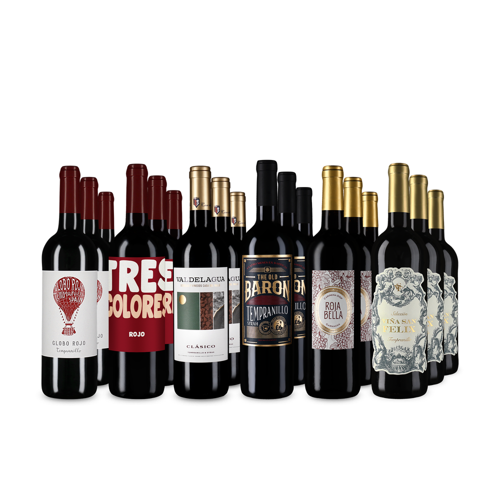 6x3 Spaniens Vielfalt: Rotwein-Favoriten