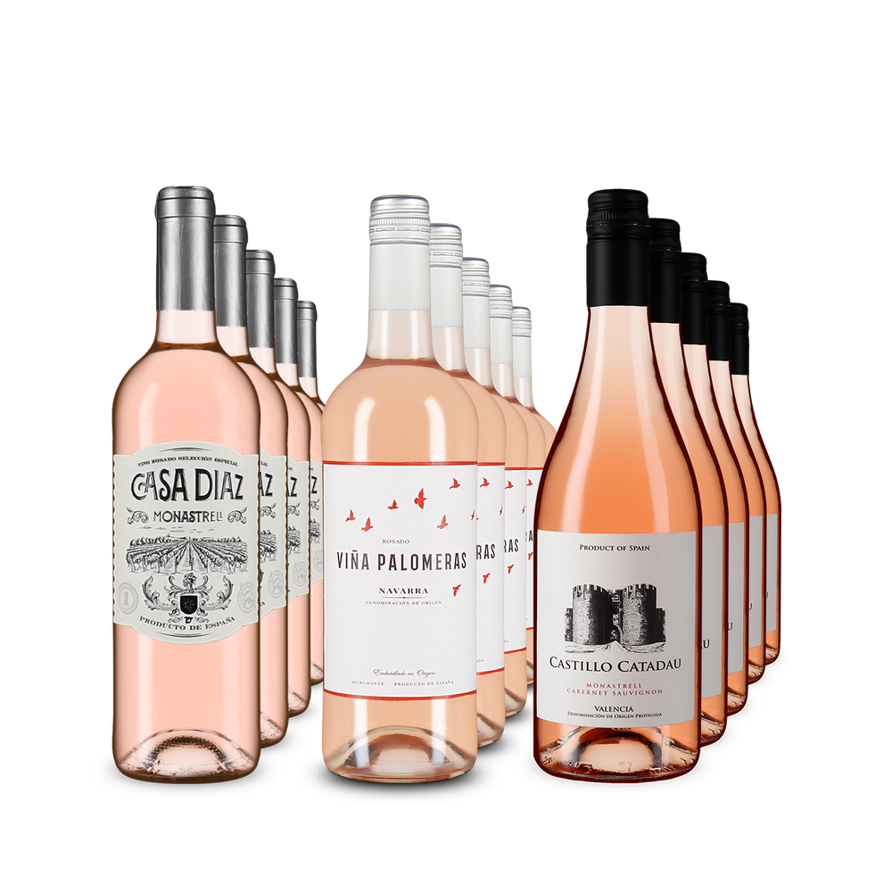 3x5 Spaniens Rosé-Favoriten im Vorteilspaket