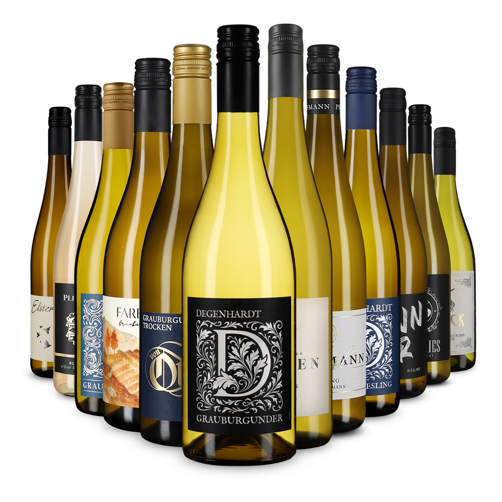 12x1 Deutsche Weißwein-Auswahl im Entdeckerpaket