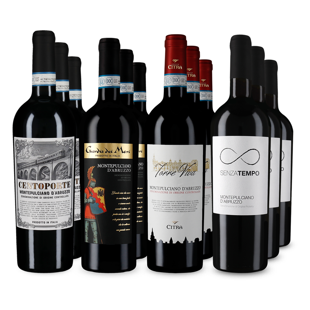 4x3 Montepulciano d'Abruzzo-Auswahl im Entdeckerpaket