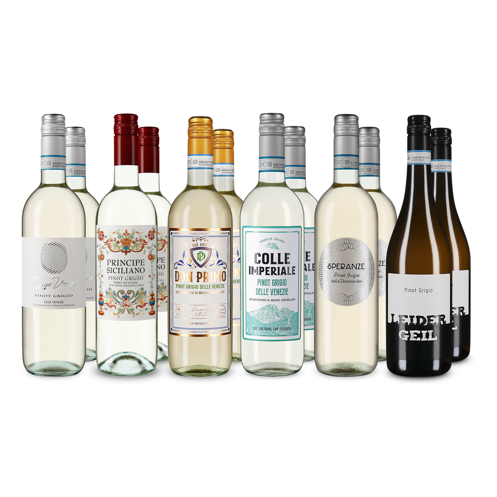 6x2 Pinot Grigio-Auswahl im Entdeckerpaket