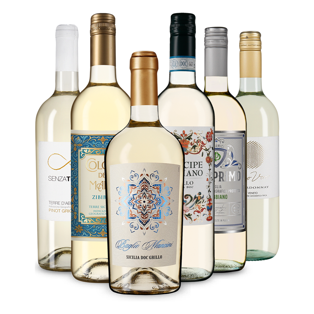 6x1 Italiens Weißwein-Vielfalt im Sparpaket