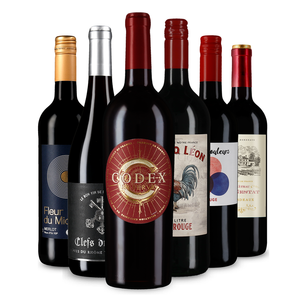 6x1 Frankreichs Rotwein-Vielfalt im Sparpaket