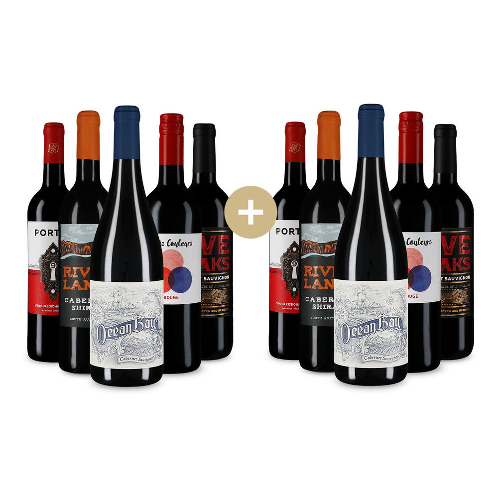 5+5 gratis: Große Rotwein-Momente aus aller Welt