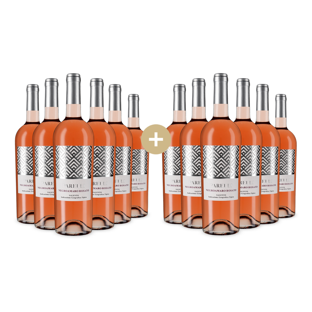 6+6 gratis: Parelli Negroamaro Rosato 2025