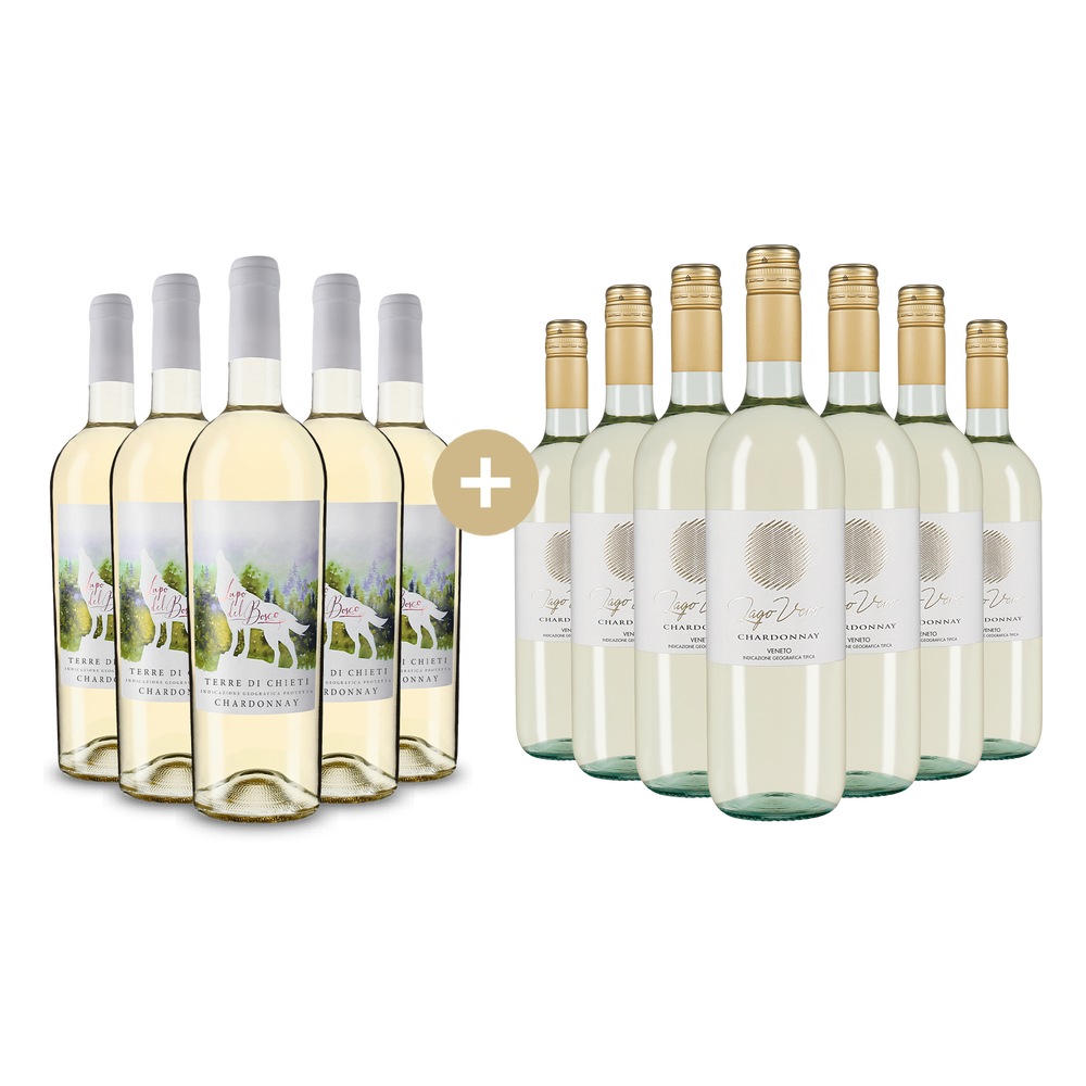 5+7 gratis: Chardonnay-Duo aus Italien