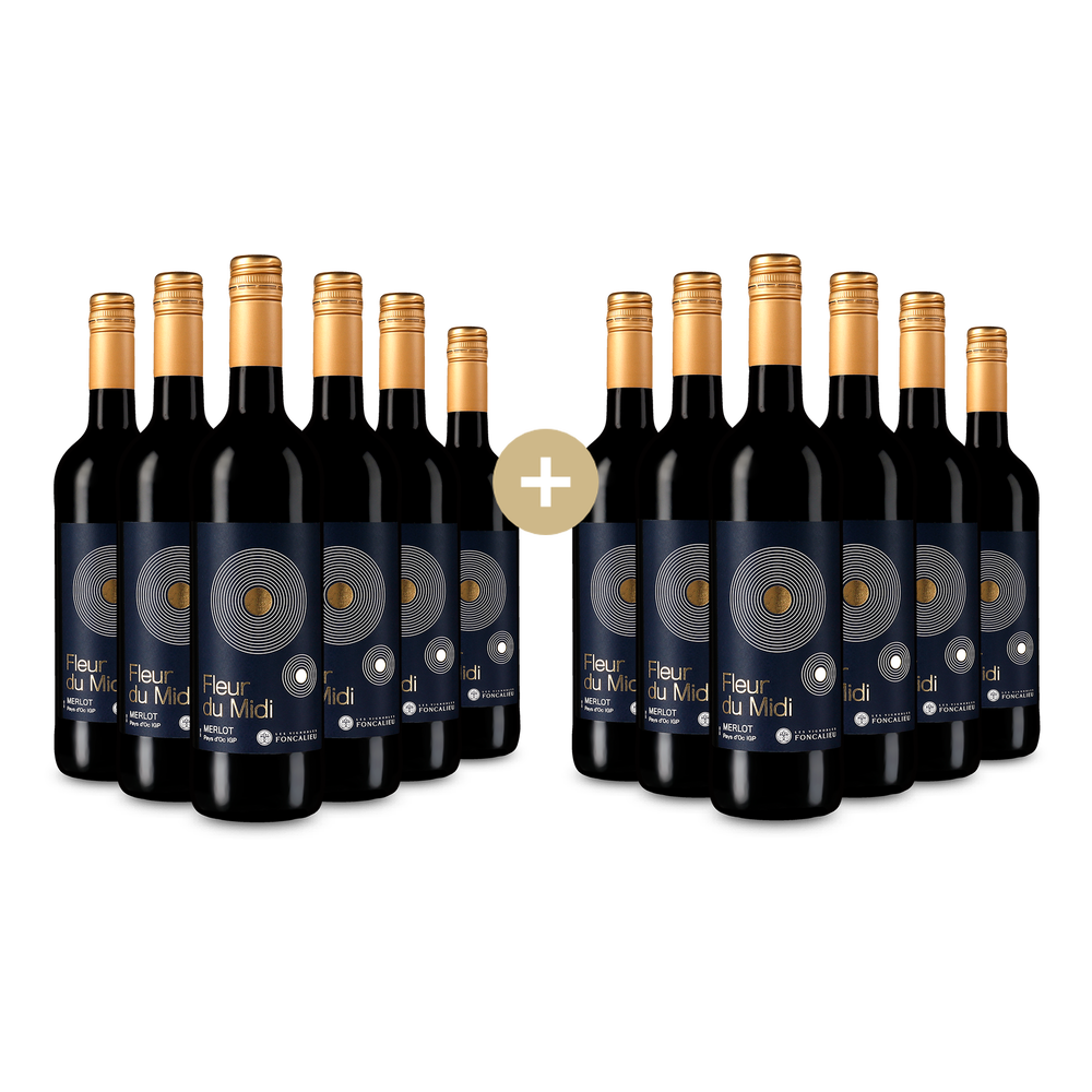 6+6 gratis: Fleur du Midi Merlot 2024