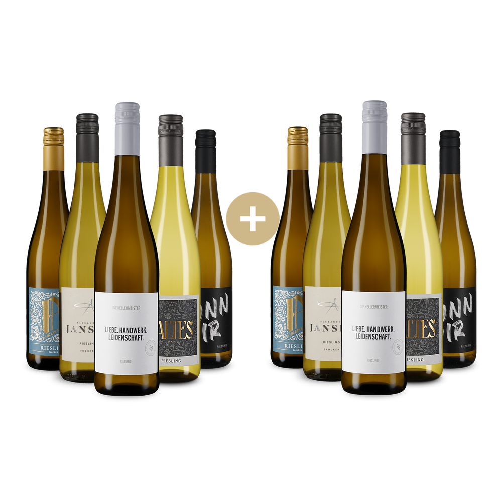 5+5 gratis: Riesling-Lieblinge im Vorteilspaket