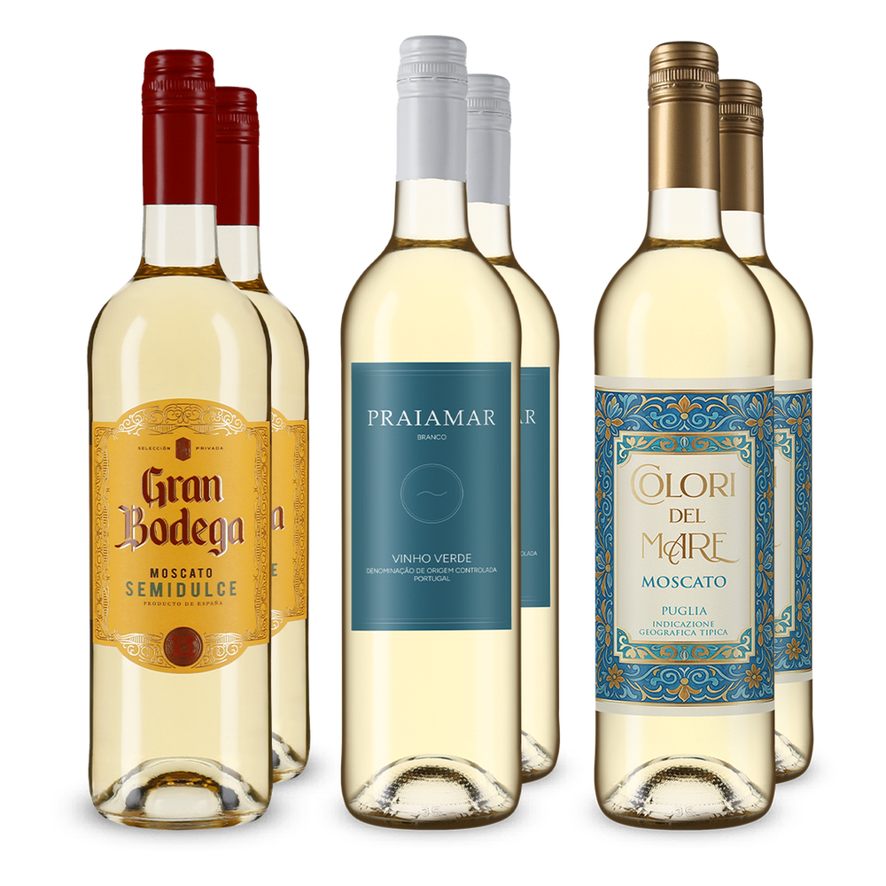 3x2 Fruchtige Weißwein-Favoriten: Lieblich & feinherb