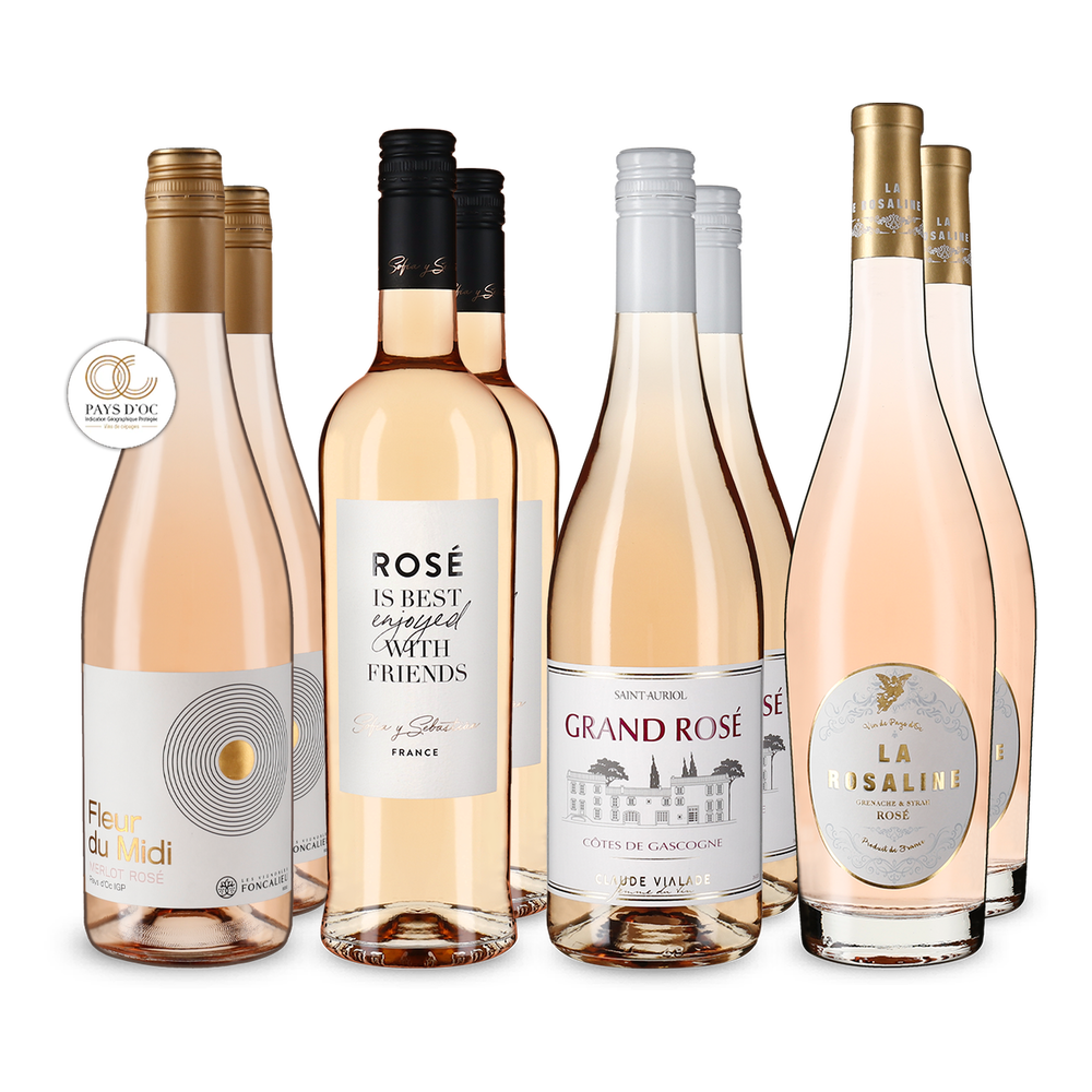 4x2 Rosé-Momente aus Frankreich