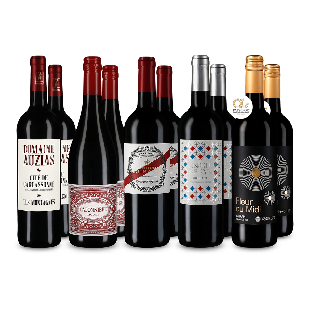 5x2 Französische Rotwein-Klassiker