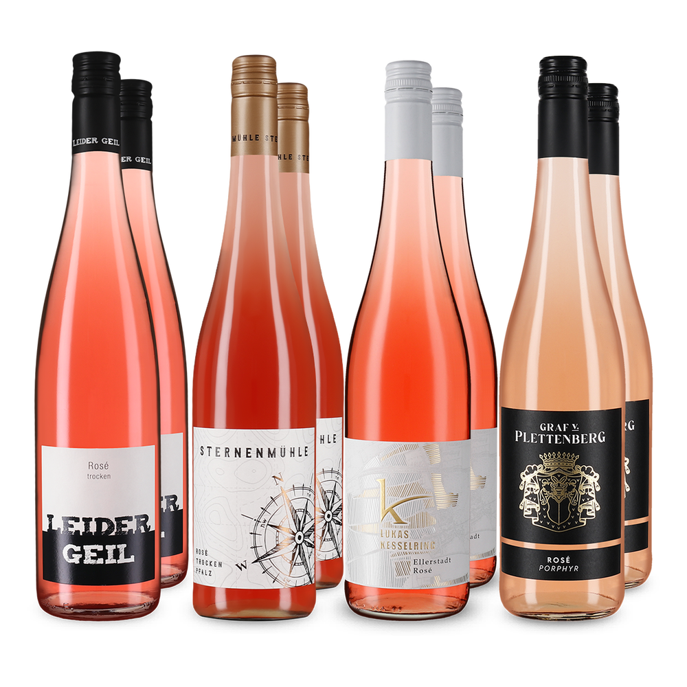 4x2 Rosé-Momente aus Deutschland