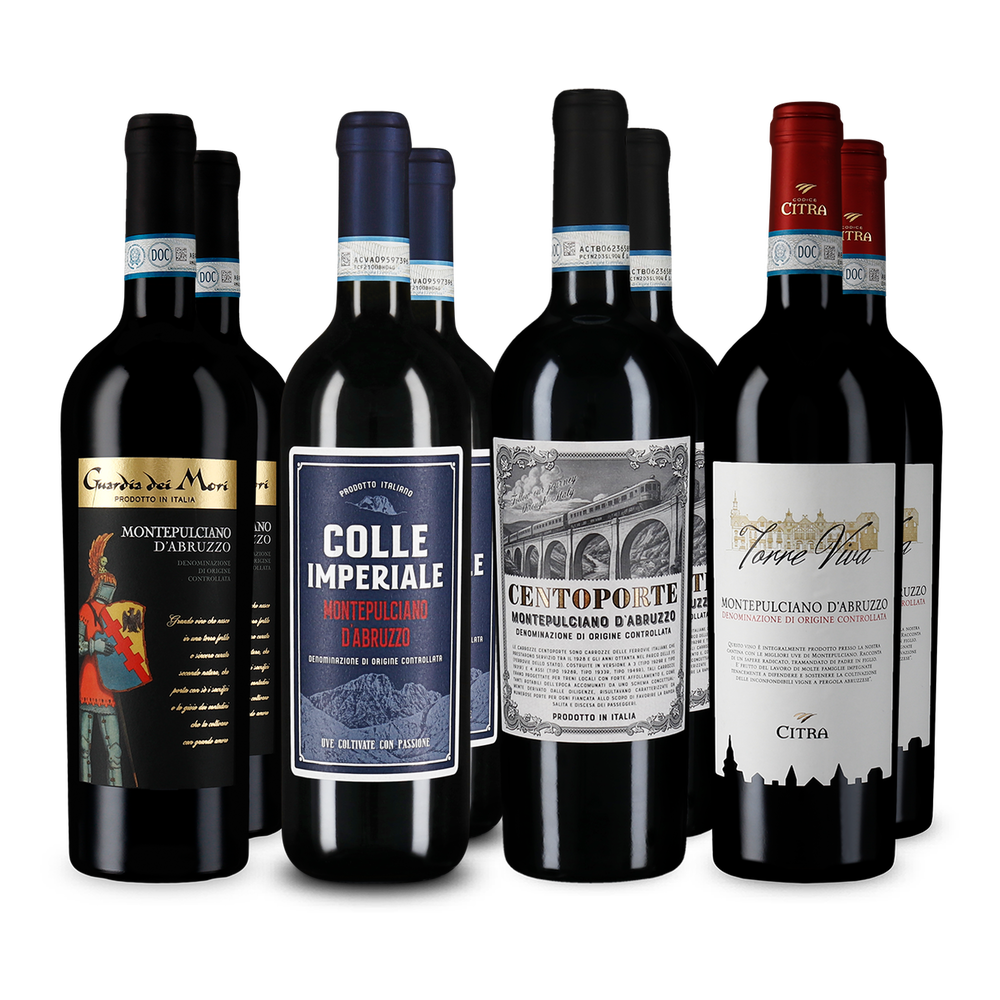 4x2 Montepulciano d'Abruzzo: Rotweingenuss aus Mittelitalien