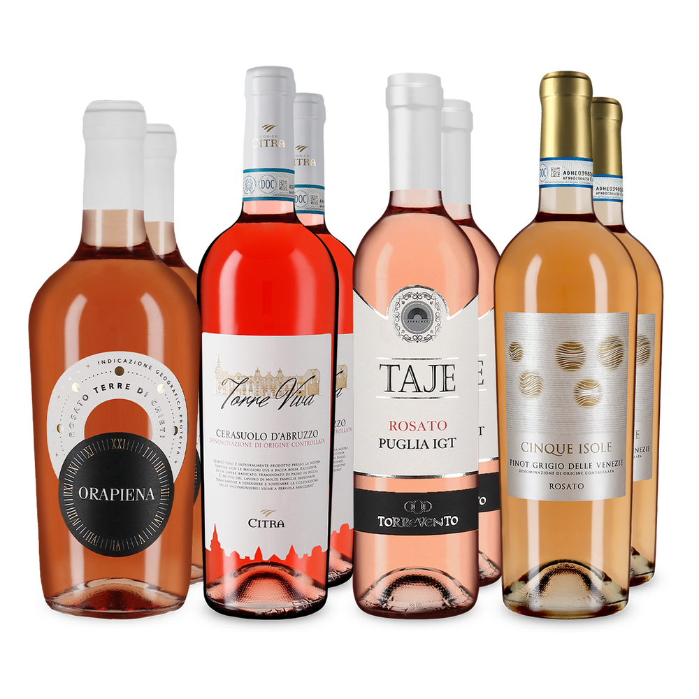 4x2 Rosato-Favoriten: Rosé-Genuss auf Italienisch